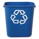 Rubbermaid Commercial 295573be 13 63-qt  Deskside Recycling Bin - S  Blue New