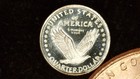 Miniature Coin 1916 Quarter Dollar Standing Liberty Proof Like Sterling Silver