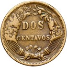 Peru Coin-2 Dos Centavos 1878-rare 