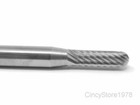 Sc14s Cylindrical Radius 3 16  Carbide Burr Bur Tool Die Grinder Bit 1 4  Shank