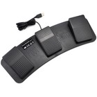 Pc Usb Triple Foot Switch Keyboard Mouse Control Action 3 Three Pedal Hid Media
