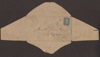 Confederate  Milledgeville  Georgia Csa 10c Davis Turned Cover 
