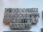 Letterpress Lead Metal Type - Orphan   Incomplete Sets   152 Pieces