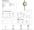 Wall Light Metropolitan Tribeca 28 1 In  Wall Sconce  Smoked Iron And Soft Brass