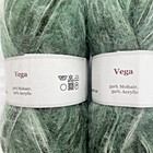2 Rolls Yarn Treehouse 50  Mohair Lace Weight Green