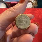 Vintage 1950s Collectible Lipstick  Hazel Bishop  frosted Peach  - Pre Owned