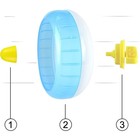 Silent Hamster Running Wheel Exercise Jogging Toy Small Pet Cage Accessory