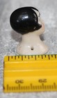 Antique German Art Deco Porcelain Flapper Head Tilt Spit Curl Pincushion Doll
