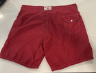 Birdwell Beach Britches Men s 310 Board Shorts Size 40 Surfing Red Made In Usa