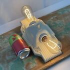 Vtg Art Deco Porcelain Flush Mount Wall Sconce Or Ceiling Fixture Floral Mcm 20s