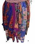 Vtg Mcm 60s Stretch Handmade Floaty Scarf Party Skirt Dance Festival Hippie Boho