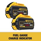 2pcs 12 0ah Dcb609-2 20v 60v Max Flexvolt Lithium Ion Battery For Dewalt Dcb612
