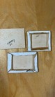 Lot X3 Vintage Miniature Dollhouse Artist J Ganly Paintings 1 12 Scale-signed