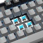 75  Mechanical Gaming Keyboard  Blue Switch  Led Backlit  87 Keys Compact Tkl