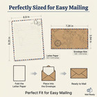 90 Pack Airmail Stationery Paper Set  Vintage Letter Writing Paper And Envelopes