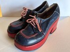 True Vintage 70s Platform Closed Toe Fab Americana Style High Fashion Shoes Rare
