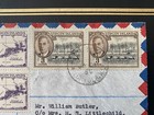 Virgin Islands 1955 Kgvi Late Usage Registered Airmail Cover Tortola To England