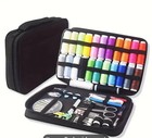 Home Travel Sewing Kit Thread Threader Needle Tape Measure Scissor Thimble