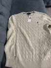 Polo Ralph Lauren  Boys  8-20 Cable-knit Cotton Sweater Size Xl 18-20 