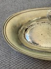 Antique The Conrad Hilton Hotel International Silver Soldered Oval Serving Bowl