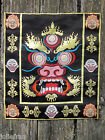Brocade Colorful 15x13  Wrathful  Mahakala Tibetan Buddhist Altar Cloth