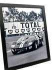Framed 1966 Le Mans Mclaren  2 Gt40 Reproduction Print - Ready To Display 11x8 5