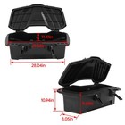 Atv Rear Rack Cargo Box Storage Trunk Box For Yamaha Kawasaki 0 75 -1  Tube