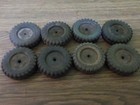 Vintage Tonka Ford Truck Set Of 8 Solid Rubber Tires For Parts