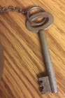 Hotel Keyring Room 353 Skeleton Key   Fob- 353 Casa Manach Vintage Keychain-rare
