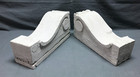 Antique Pair Corbels Wood Shabby Victorian Architectural Vintage Chic 475-23b