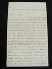 Civil War Andersonville Prison Pow 4th Massachusetts Cavalry Soldier Letter