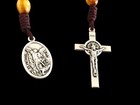 Pocket Rosary  Benedict Crucifix Cross   St Michael Medals Archangel  One Decade