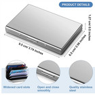 Stainless Steel Credit Card Holder Slim Rfid Blocking Metal Wallet 3 Pack