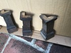Victor Phonograph V Original Columns  original Old Patina