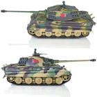 German King Tiger Tank 1 16 Rc Panzer Rtr  Bb Ir Steel Gearbox Henglong 3888a-1u