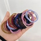 Pack Of 10 Girl Rubber Band Ponytail Holder Headwear Elastic Hair Band Accessory
