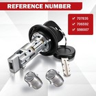 Door   Ignition Lock Cylinder Set W  Keys     Compatible With 2003-2006 Chevy     