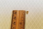 Dollhouse Miniature Tiny Gold Brass Knobs For Door Or Drawer Pulls X6 1 12 Scale