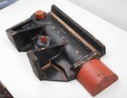 Vintage Wood Industrial Mold Form Steampunk Decor Filer   Stowell Foundry Cast