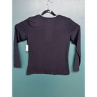 32 Degrees Heat Womens Xl Black Long Sleeve Scoop Neck Thermal Base Layer Top