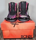 Ronix Limelight 2018 Womens Black space Wakeboard Bindings Size 8 183202