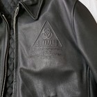 Resident Evil Black Leather Jacket Biohazard Size M Rare F s From Japan