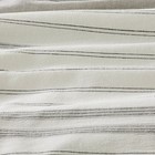 3pc Full queen Pinstripe Comforter   Sham Gray cream Hearth   Hand