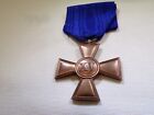     Ww1 German Imperial Prussian 15 Year Service Cross Rare Original Medal  3793 