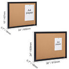 Vevor Cork Board Bulletin Board 24x18   36x24 In Mdf Sticker Frame Wall Mounted