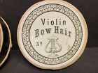 Vintage Violin Bow Hair In Original Box No  6  Antique