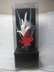 Vintage 1980   s Fiber Optic Musical Color Changing Flower Lamp