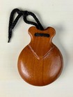 Set Of 2 Vtg Wooden Castanets Castanuelas Flamenco Hand Percussion From Spain