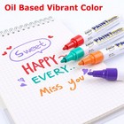 Many Color Waterproof Permanent Paint Marker Pen For Car Tread Rubber Metal Tire