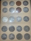1892-1915 Liberty Barber Half Dollar Near Complete Set Dansco Album Missing 2